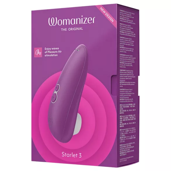 Womanizer Starlet 3 - clitorisstimulator met luchtdruk - paars