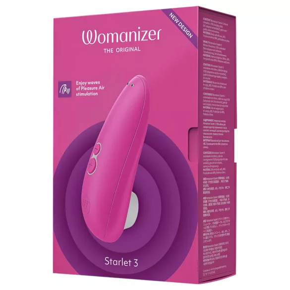 Womanizer Starlet 3 - luchtdruk clitorisstimulator - roze