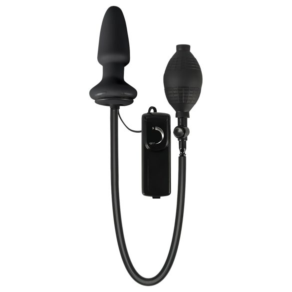 You2Toys - opblaasbare anale vibrator (zwart)
