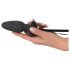 You2Toys - opblaasbare anale vibrator (zwart)