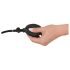 You2Toys - opblaasbare anale vibrator (zwart)