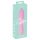 Cuties Mini 3 - oplaadbare, waterdichte geribbelde vibrator (roze)