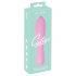 Cuties Mini 3 - oplaadbare, waterdichte geribbelde vibrator (roze)