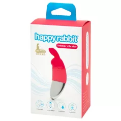   Happyrabbit - draagbare clitoris vibrator - oplaadbaar - rood