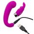 Happyrabbit - vibrator met klitorisstimulator en G-spot - oplaadbaar - paars