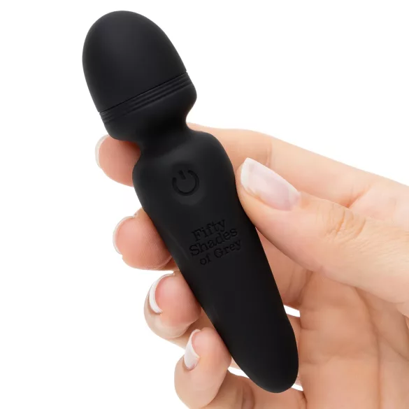 Fifty Shades of Grey - mini wand vibrator - zwart