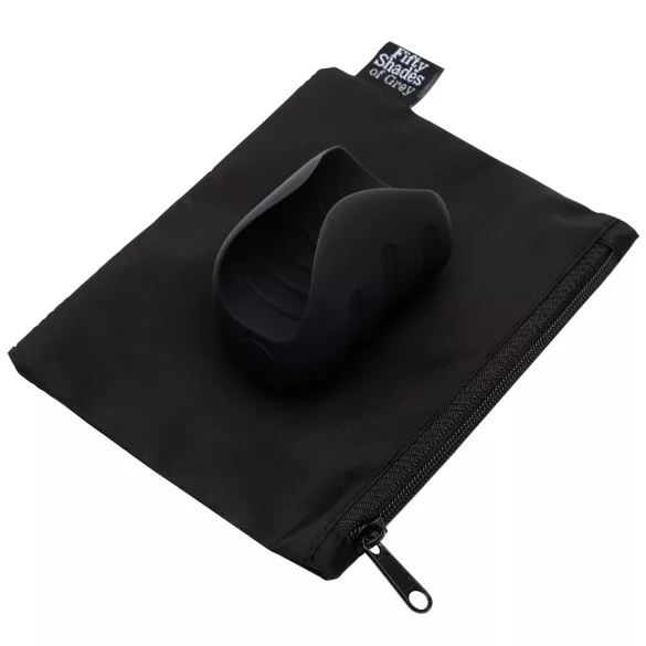 Fifty Shades of Grey Sensation - penistop vibrator - zwart