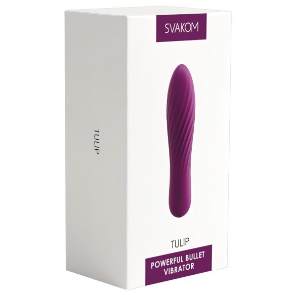 Svakom Tulip - Oplaadbare mini vibrator (paars)