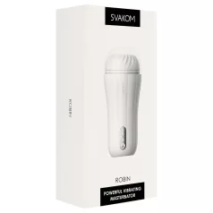Svakom Robin - oplaadbare masturbator (wit)