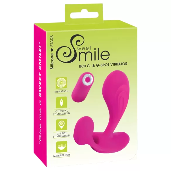 SMILE RC - G-spot vibrator - draadloos, oplaadbaar - silicone, roze