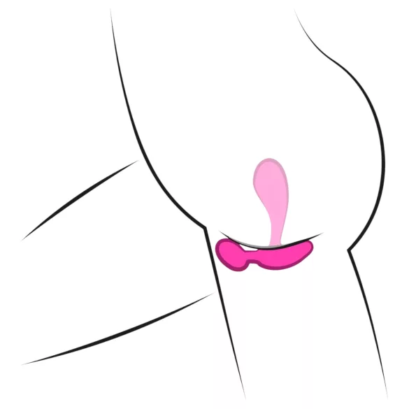 SMILE RC - G-spot vibrator - draadloos, oplaadbaar - silicone, roze