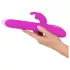 SMILE Rabbit - vibrator met stootfunctie en clitorisstimulator - oplaadbaar