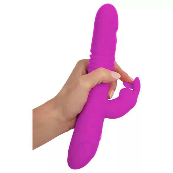 SMILE Rabbit - vibrator met stootfunctie en clitorisstimulator - oplaadbaar