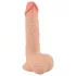Nature Skin - dildo met huidtextuur - 19cm - huidkleurig