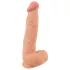 Nature Skin - dildo met huidtextuur - 25 cm - huidkleur