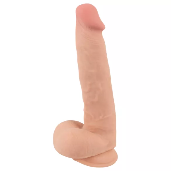 Nature Skin - dildo met huidtextuur - 25 cm - huidkleur