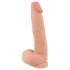 Nature Skin - dildo met huidtextuur - 25 cm - huidkleur