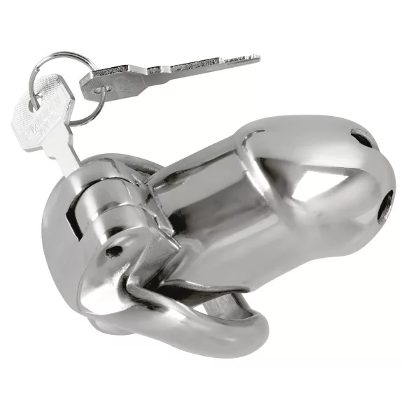 Fetish - penis kooi - metaal - zilver