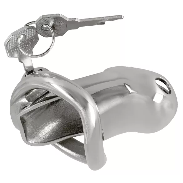 Fetish - penis kooi - metaal - zilver