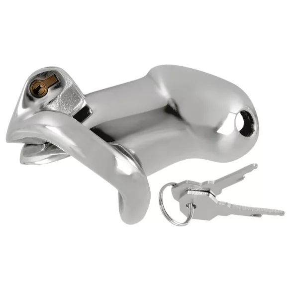 Fetish - penis kooi - metaal - zilver