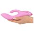 SMILE Nodding - Oplaadbare vibrator met klitstimulator (roze)