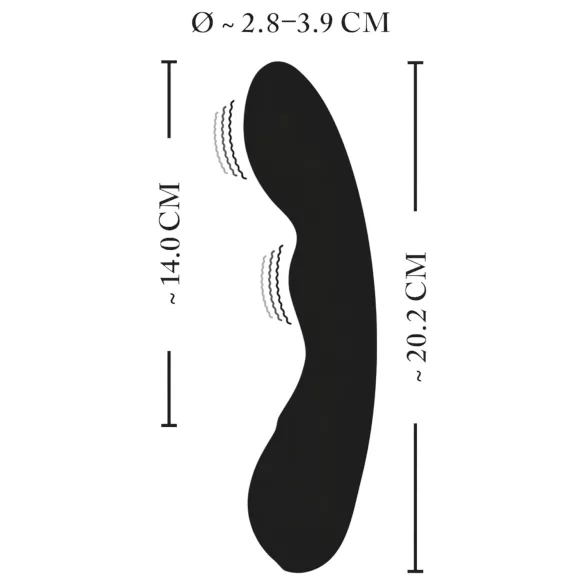 XOUXOU - G-spot vibrator - oplaadbaar en waterdicht - zwart