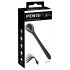 Penisplug Dilator - oplaadbare urethravibrator (1,1 cm) - zwart