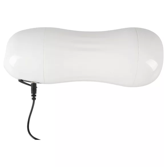 STROKER - oplaadbare, zuigende-vibrerende masturbator (wit)