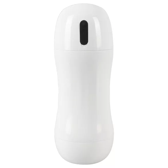 STROKER - oplaadbare, zuigende-vibrerende masturbator (wit)