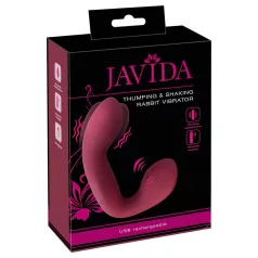   Javida Thumping - pulserende G-spot en clitoris vibrator (rood)