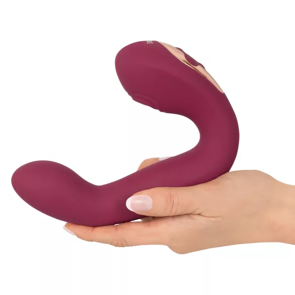 Javida Thumping - pulserende G-spot en clitoris vibrator (rood)