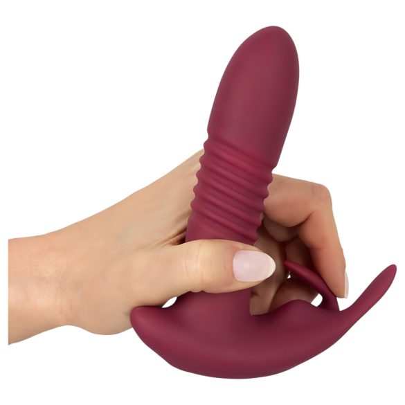 Javida RC - draadloze 3-functie clitoris vibrator (rood)