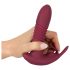 Javida RC - draadloze 3-functie clitoris vibrator (rood)