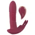Javida - clitoris vibrator met afstandsbediening - 3 standen - rood