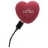 Javida - Roterende vibrator met clitorisarm (rood)