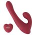 Javida - Roterende vibrator met clitorisarm (rood)
