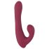 Javida - Roterende vibrator met clitorisarm (rood)