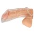 You2Toys Piss Play Mouw - penisextension met afvoerslang (transparant)