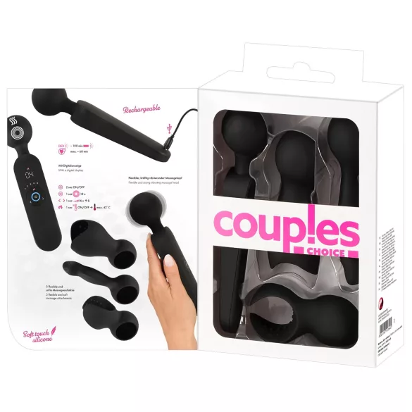 Couples Choice - vibrator voor koppels - oplaadbaar verwarmend massagemodel