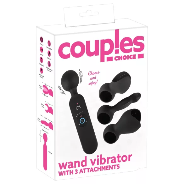 Couples Choice - vibrator voor koppels - oplaadbaar verwarmend massagemodel