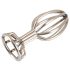 ANOS Metal 2,8 cm - Stalen Anale Plug (Zilver)