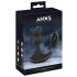 ANOS - 2-motorige draaibare anaalvibrator (zwart)