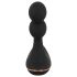 ANOS - 2-motorige draaibare anaalvibrator (zwart)
