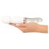 Liaison Wand - silicone/glas LED-vibrator (transparant)