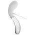 Liaison Curve - oplaadbare LED vibrator (transparant-wit)