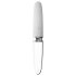 Liaison Straight - oplaadbare LED vibrator (transparant-wit)