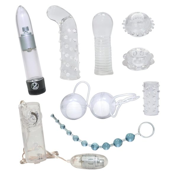 Kristalhelder - 9-delige vibratorset