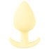 Cuties Mini Buttplug - Zachte siliconen - Geel (3,1cm)
