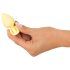 Cuties Mini Buttplug - Zachte siliconen - Geel (3,1cm)