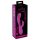 Javida Thumping Rabbit - 3-motorige klitorisstimulator vibrator (paars)
